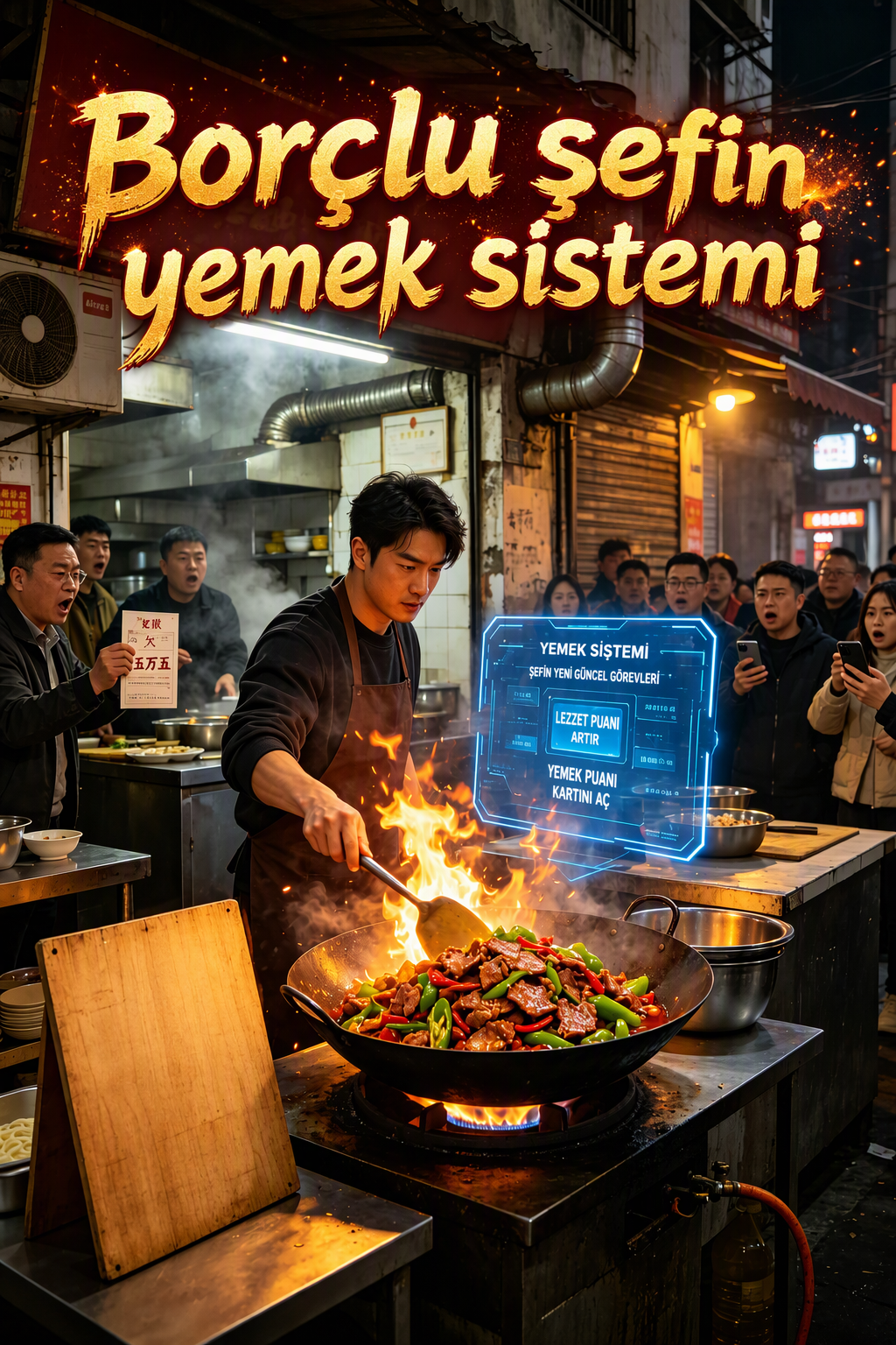 Borçlu şefin yemek sistemi
