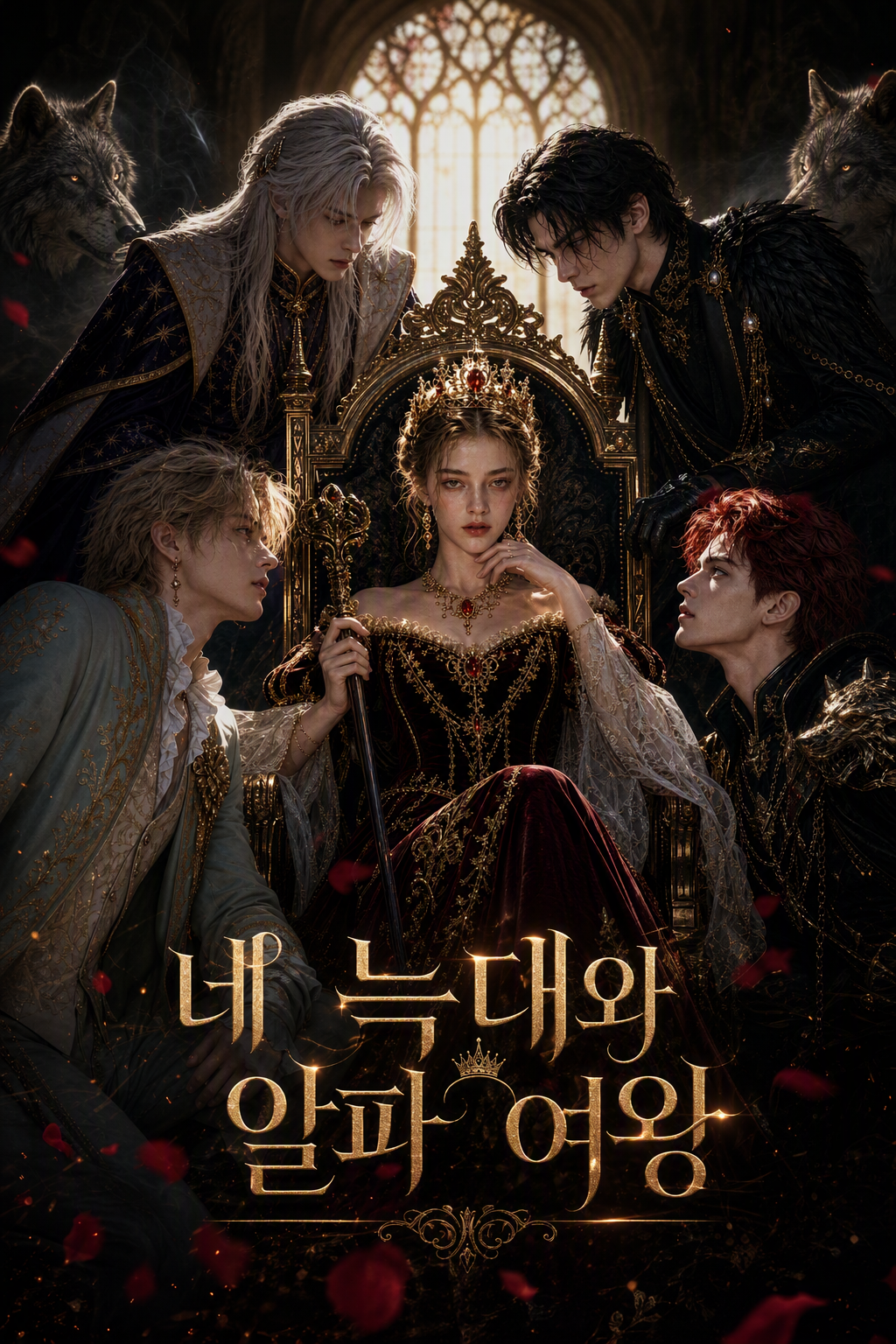 네 늑대와 알파 여왕