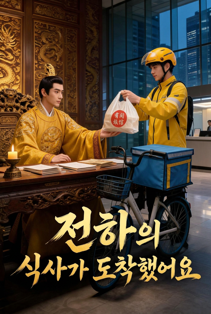 전하의 식사가 도착했어요