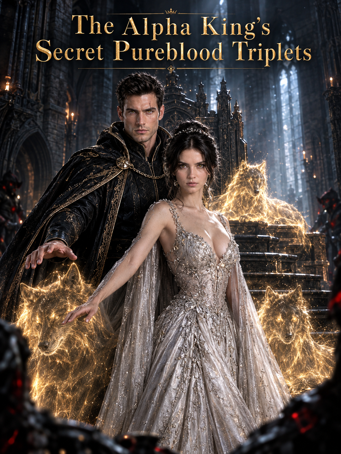 The Alpha King's Secret Pureblood Triplets
