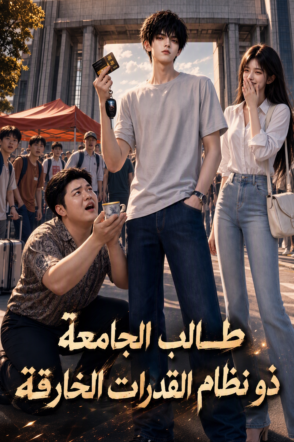 طالب الجامعة ذو نظام القدرات الخارقة