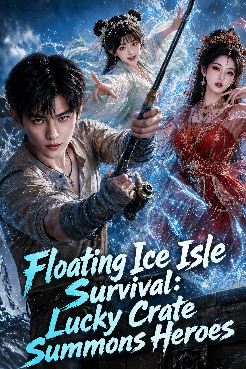 Floating Ice Isle Survival: Lucky Crate Summons Heroes