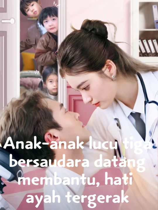 Anak-anak lucu tiga bersaudara datang membantu, hati ayah tergerak