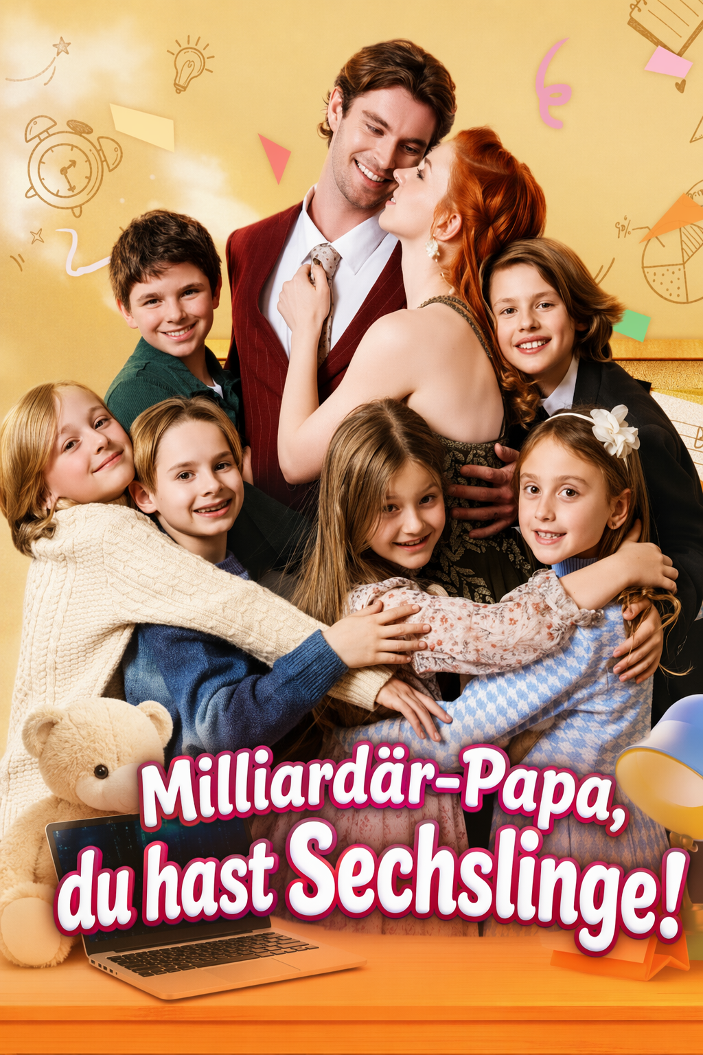 Milliardär-Papa, du hast Sechslinge!