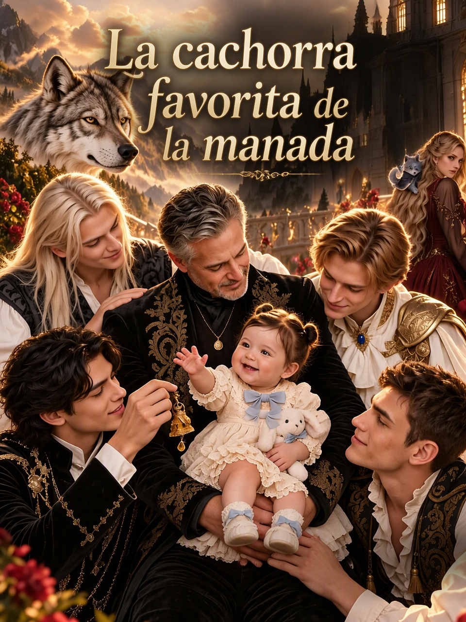 La cachorra favorita de la manada