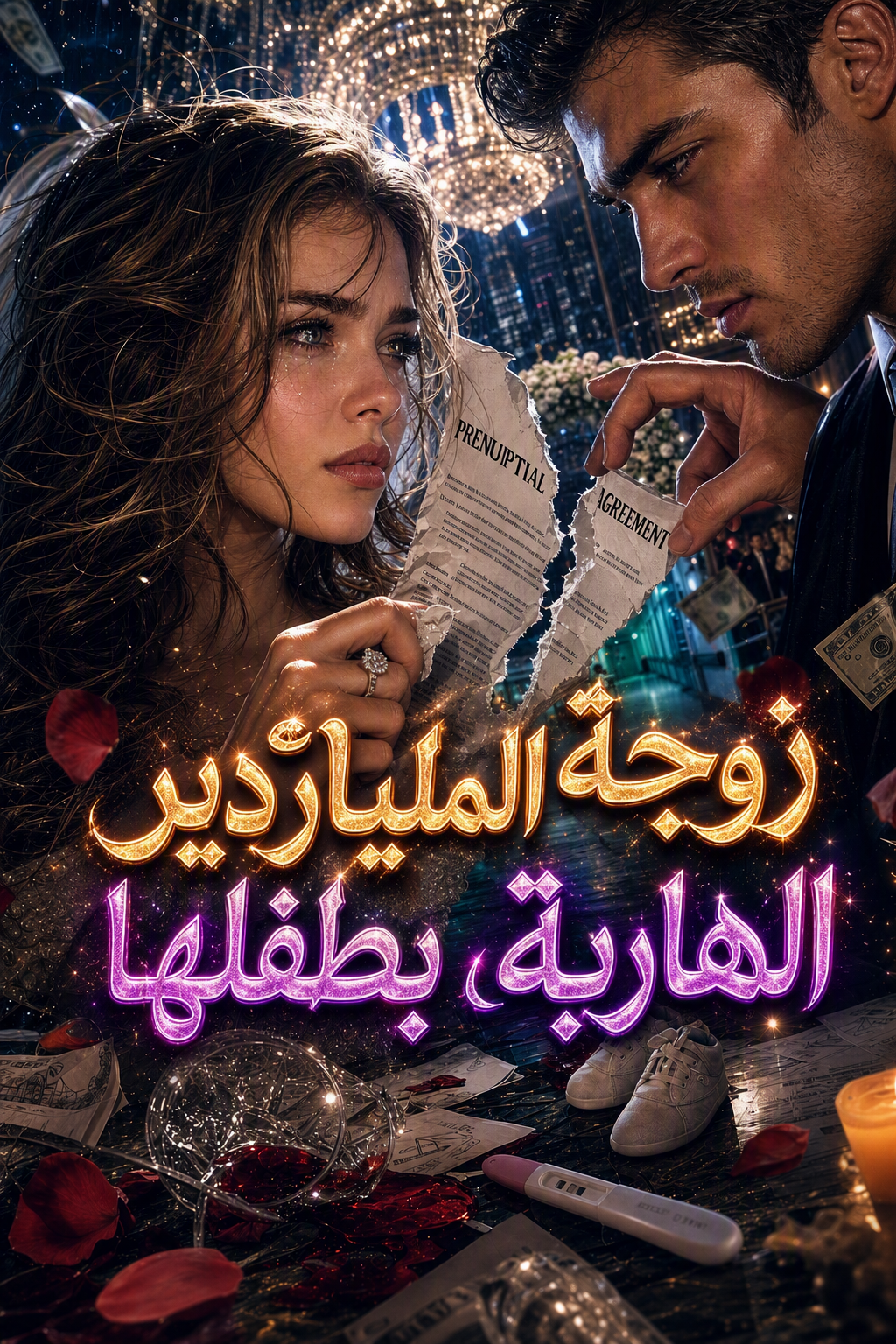زوجة الملياردير الهاربة بطفلها