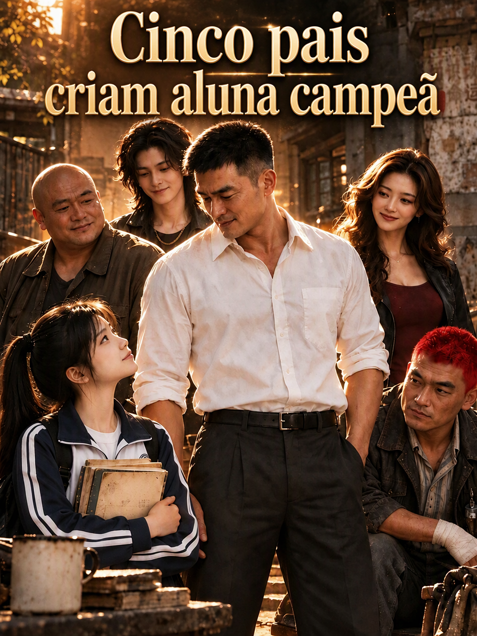 Cinco pais criam aluna campeã