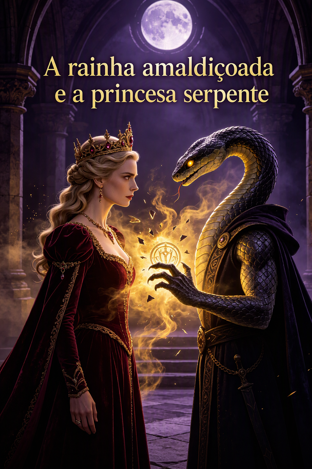 A rainha amaldiçoada e a princesa serpente