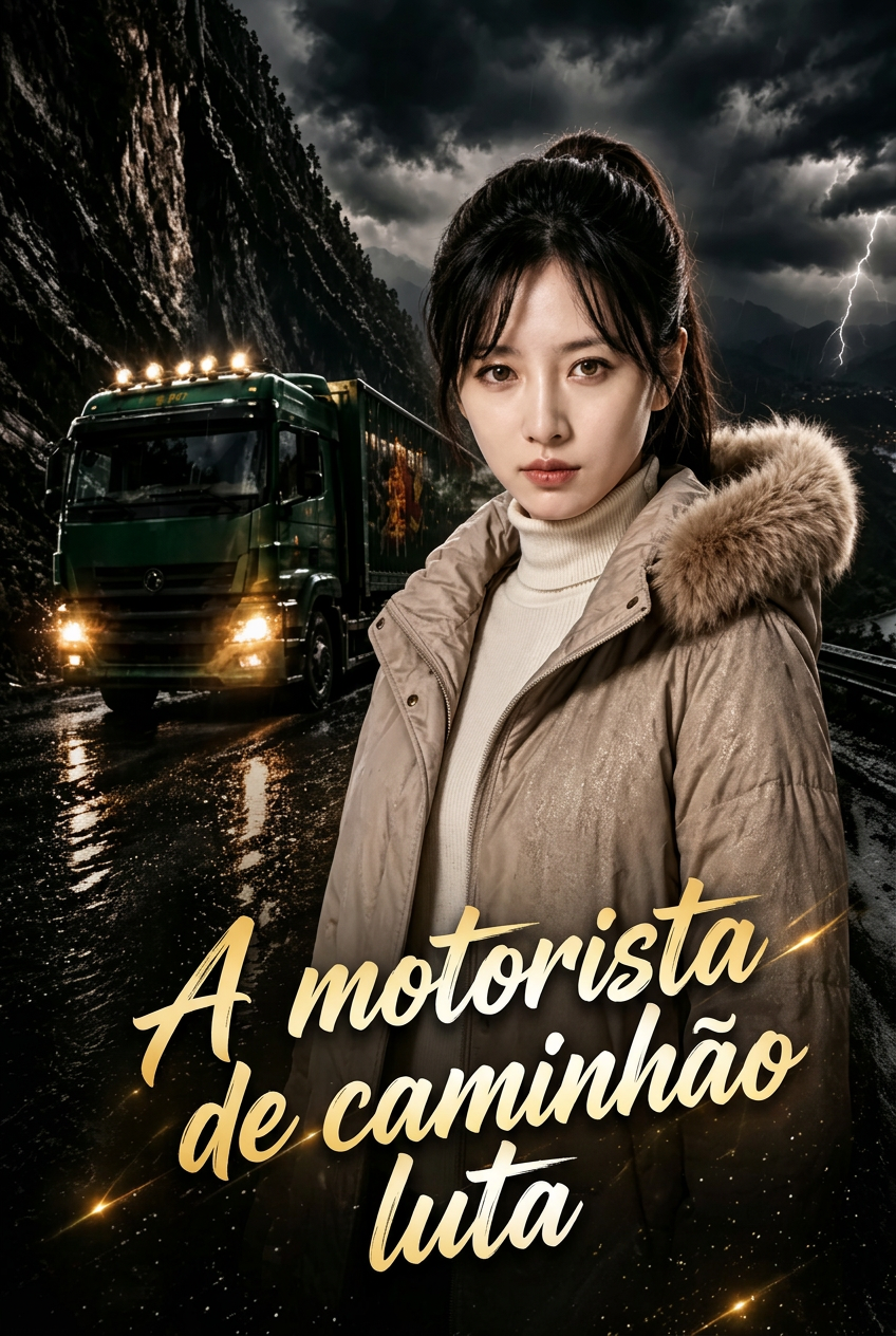 A motorista de caminhão luta