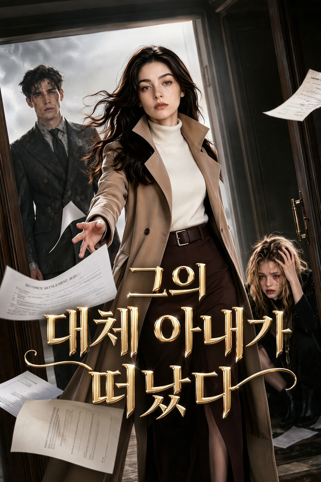 그의 대체 아내가 떠났다