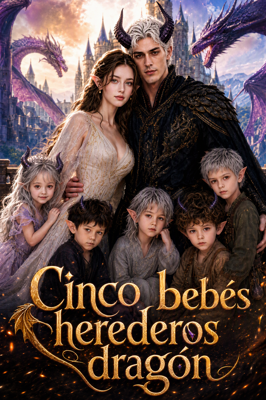 Cinco bebés herederos dragón