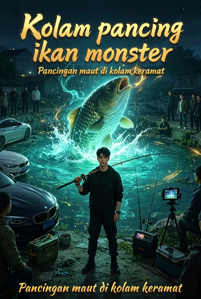 Kolam pancing ikan monster