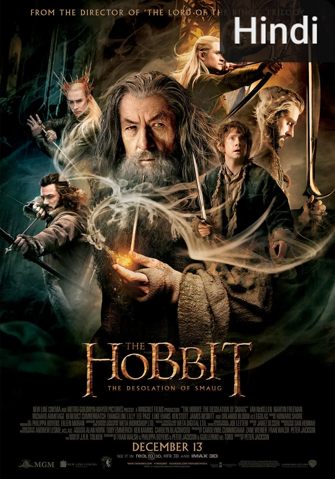 The Hobbit: The Desolation of Smaug [Hindi] (2013)