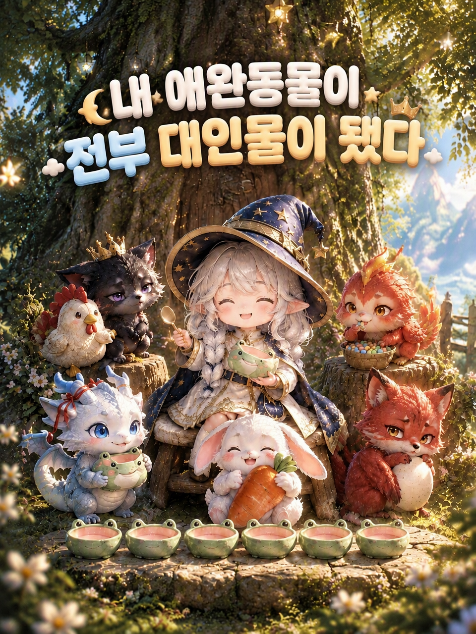 내 애완동물이 전부 대인물이 됐다