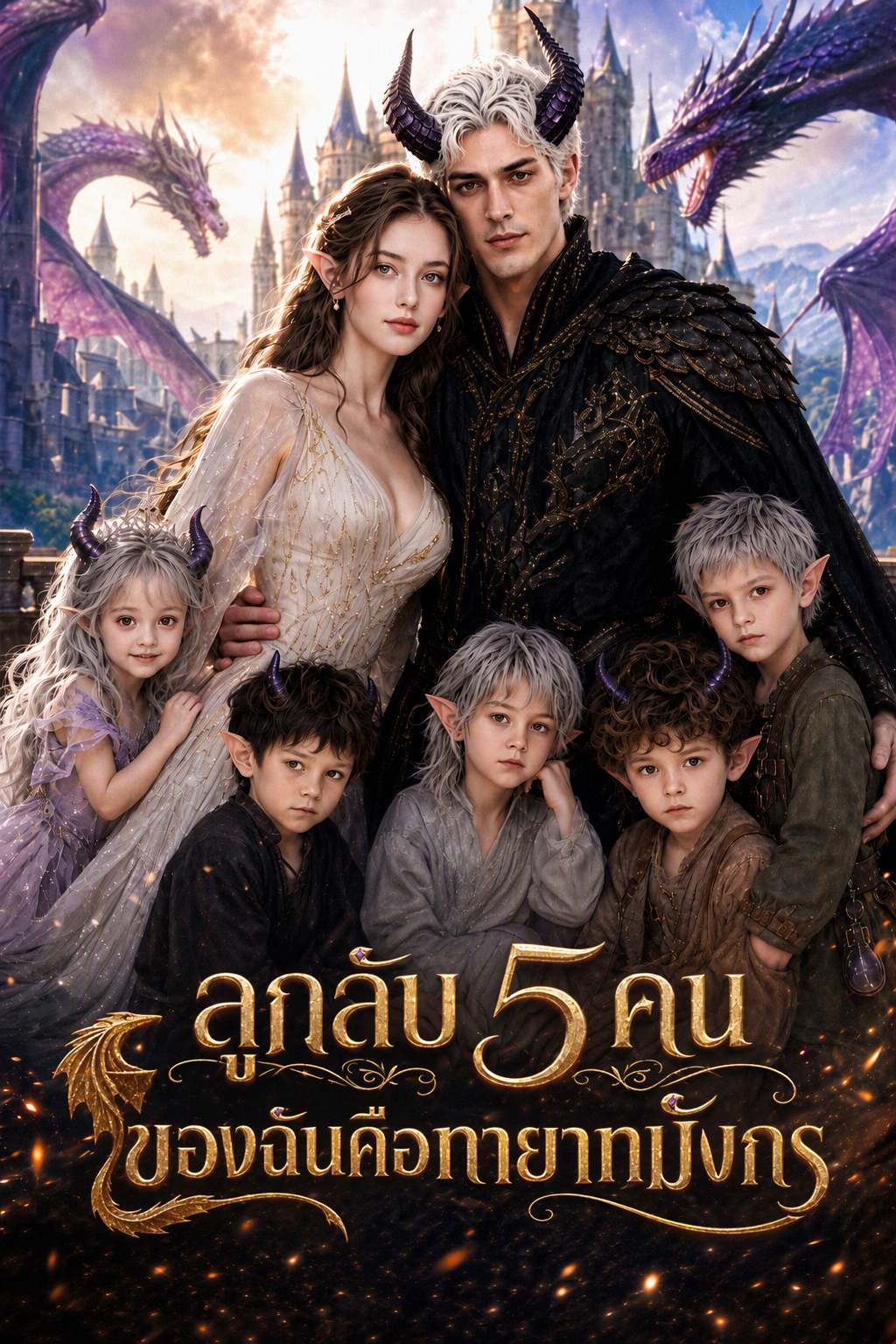 ลูกลับ 5 คนของฉันคือทายาทมังกร