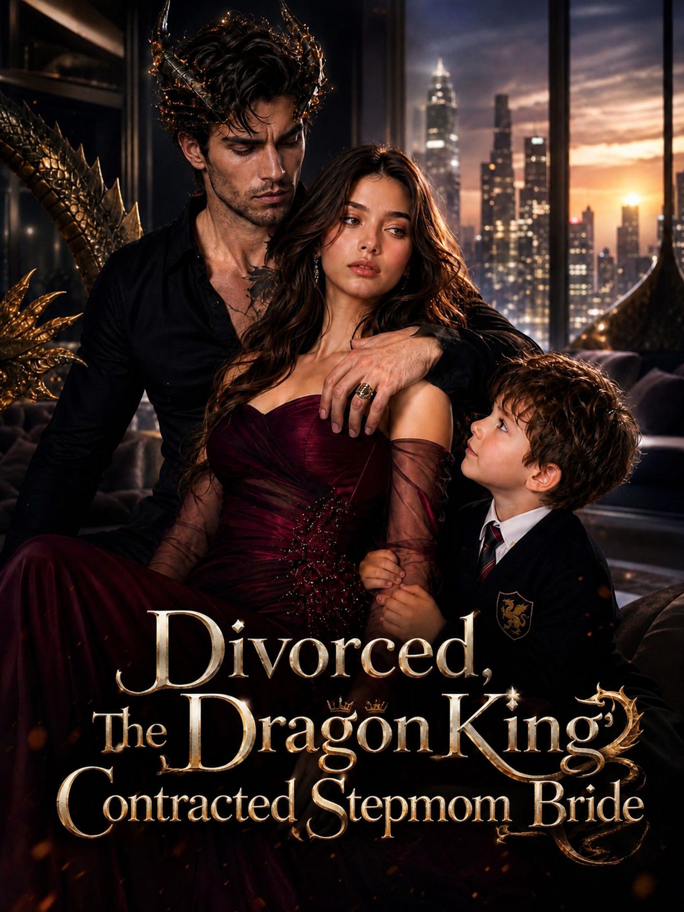 Divorced, The Dragon King’s ContractedStepmom Bride